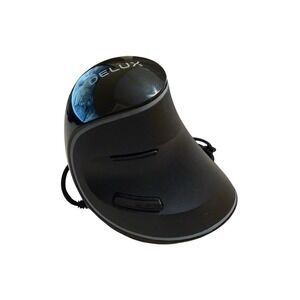 DeLUX M618 PLUS Ergonomic Vertical Mouse USB Wired BLACK (RGB light)